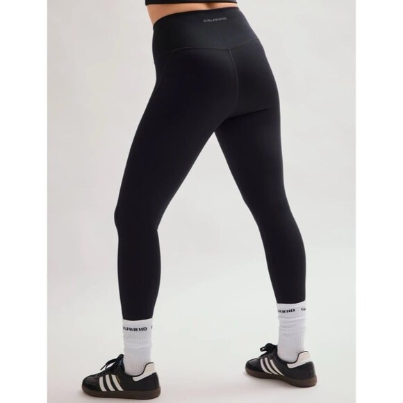 Girlfriend Collective Solid Black Compressive High-Rise Leggings Plus Size 4XL - Picture 3 of 12